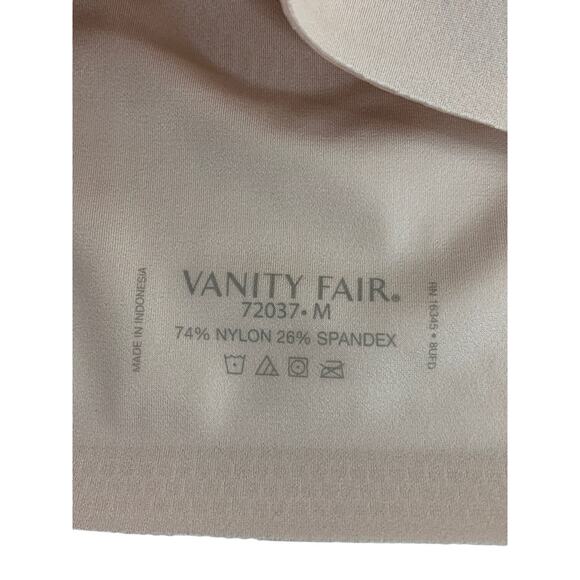 Medium Vanity Fair New Sleek Smooth Wireless Pullover Bra Beige 72037 - Picture 5 of 6